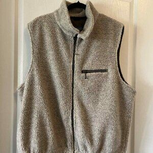 Pendleton Men's Fleece Full Zip Vest size XL Beige